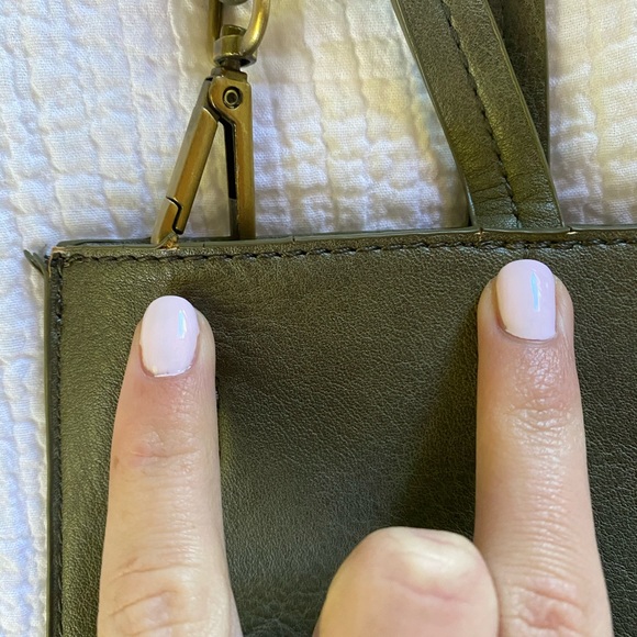 Anthropologie green leather purse - Picture 4 of 16